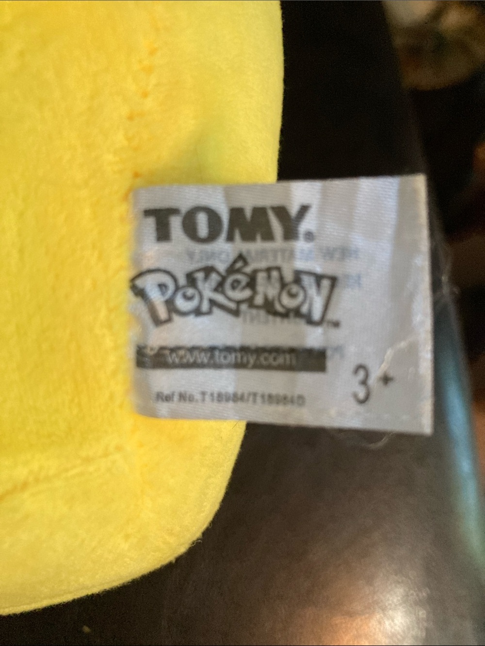 EUC Tomy Pokemon Tomy USA Pikachu Official 8" Plush - Picture 3 of 5
